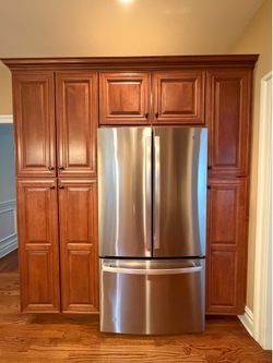 Tall pantry cabinets (fridge not included)