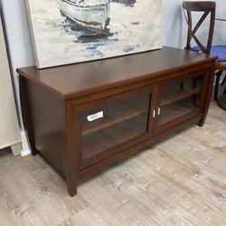 Solid Wood TV Stand - 