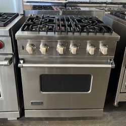 Viking 30”Wide All Gas Range Stove In Stainless Steel 