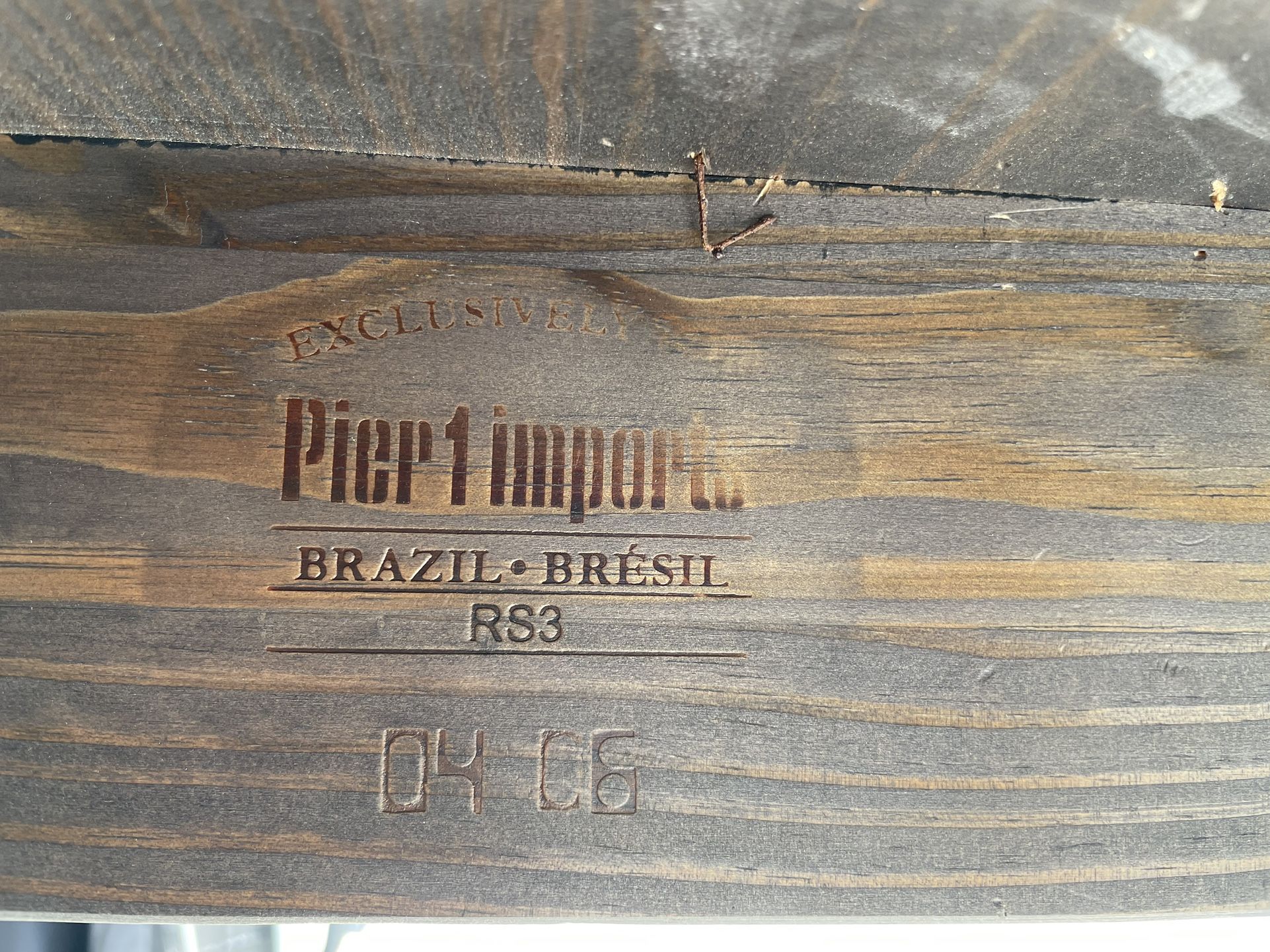 Solid Wood Pier One Imports Dining Table