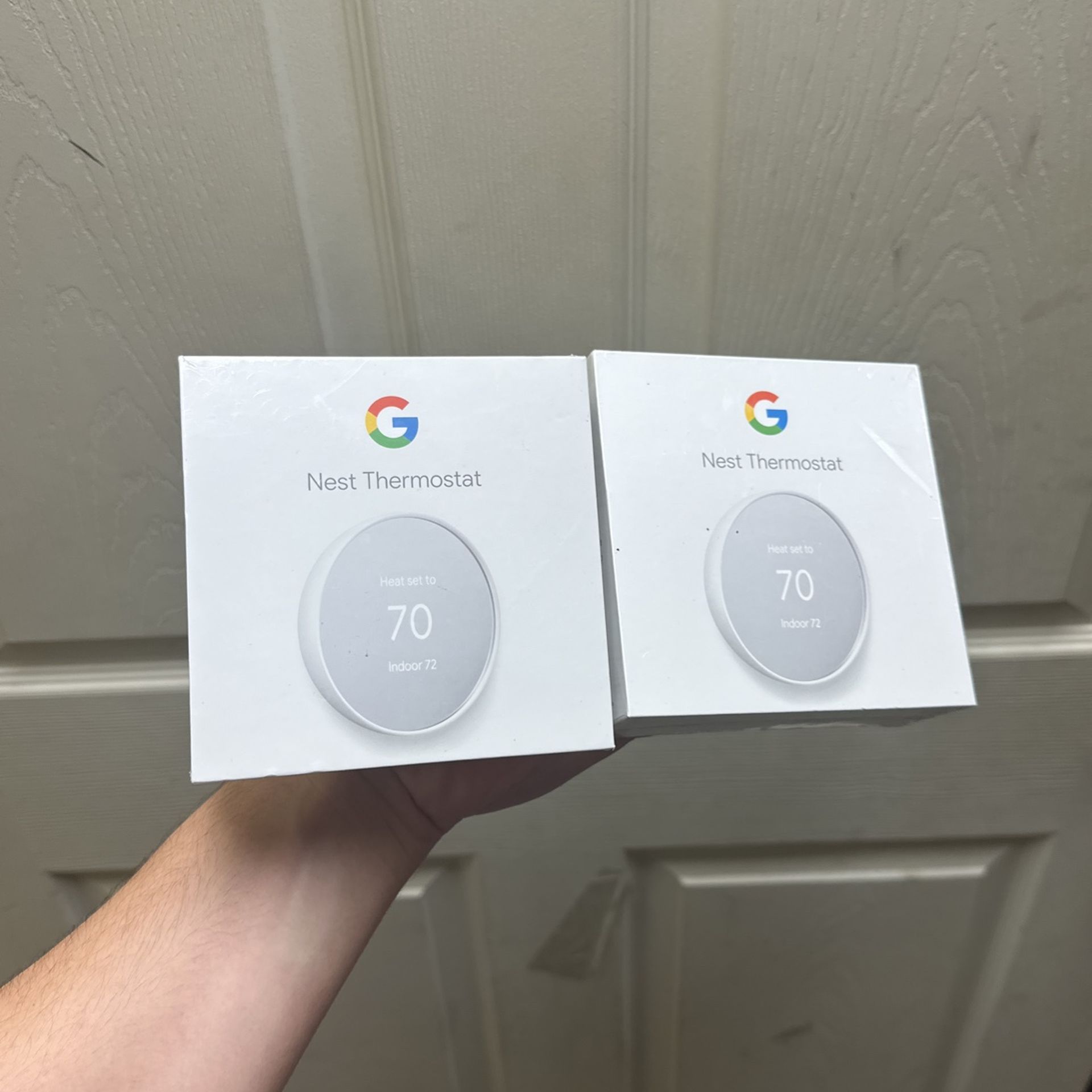 Google Nest Thermostat Programmable Smart Thermostat for Home Snow