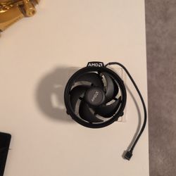 AMD Wraith Stealth Socket AM4 4-Pin Connector CPU Cooler with Aluminum Heatsink & 3.93-Inch Fan 