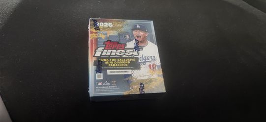 2026 Topps Finest Baseball Mega Box - Sealed