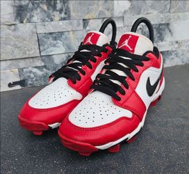 NIKE Air Jordan 1 Low TD Youth/Boys Football Cleats size 5Y