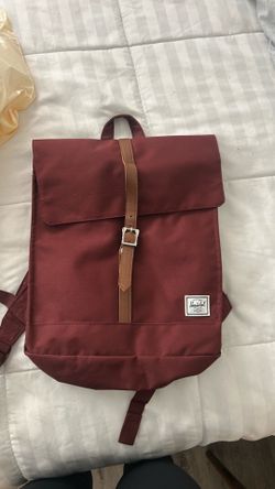 Burgundy Herschel backpack