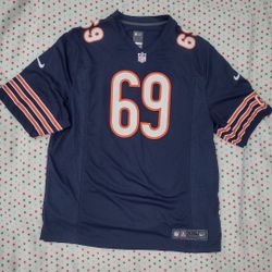 CHICAGO BEARS JARED ALLEN #69 ON FIELD NIKE NAVY NFL JERSEY XXL