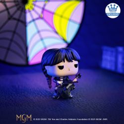 (NEW) Funko POP Television! Wednesday #1310 Wednesday with Cello (Funko Shop Exclusive) (Halloween Decoration Idea)