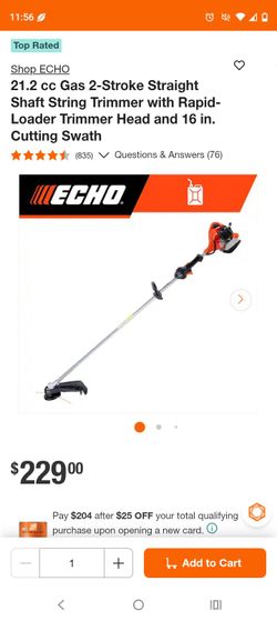 Echo weedeater like new $180