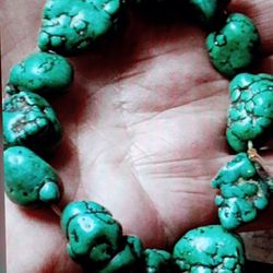 Bracelet...fits All /Turquoise Green