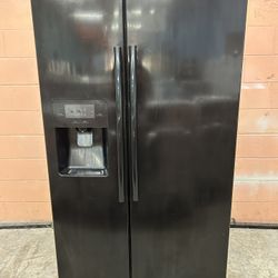 Black Side By Side Refrigerator 
