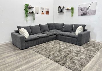 Gray Sectional Couch - Free Delivery