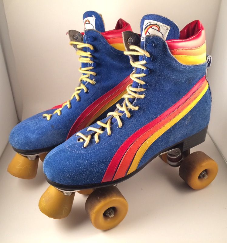 Original California Rainbow Roller Skates