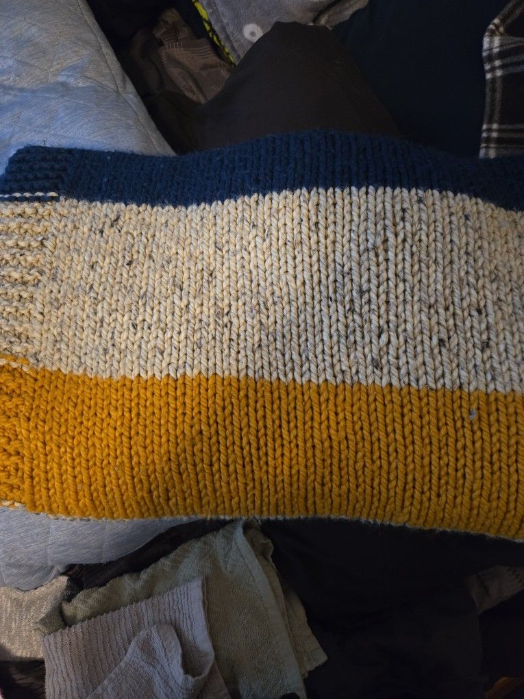 Hand crochet blanket