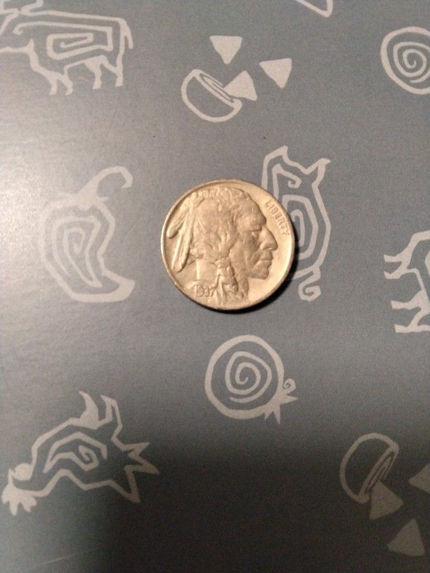 1937 s Buffalo nickel 