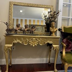 Very Gorgeous Console with the mirror