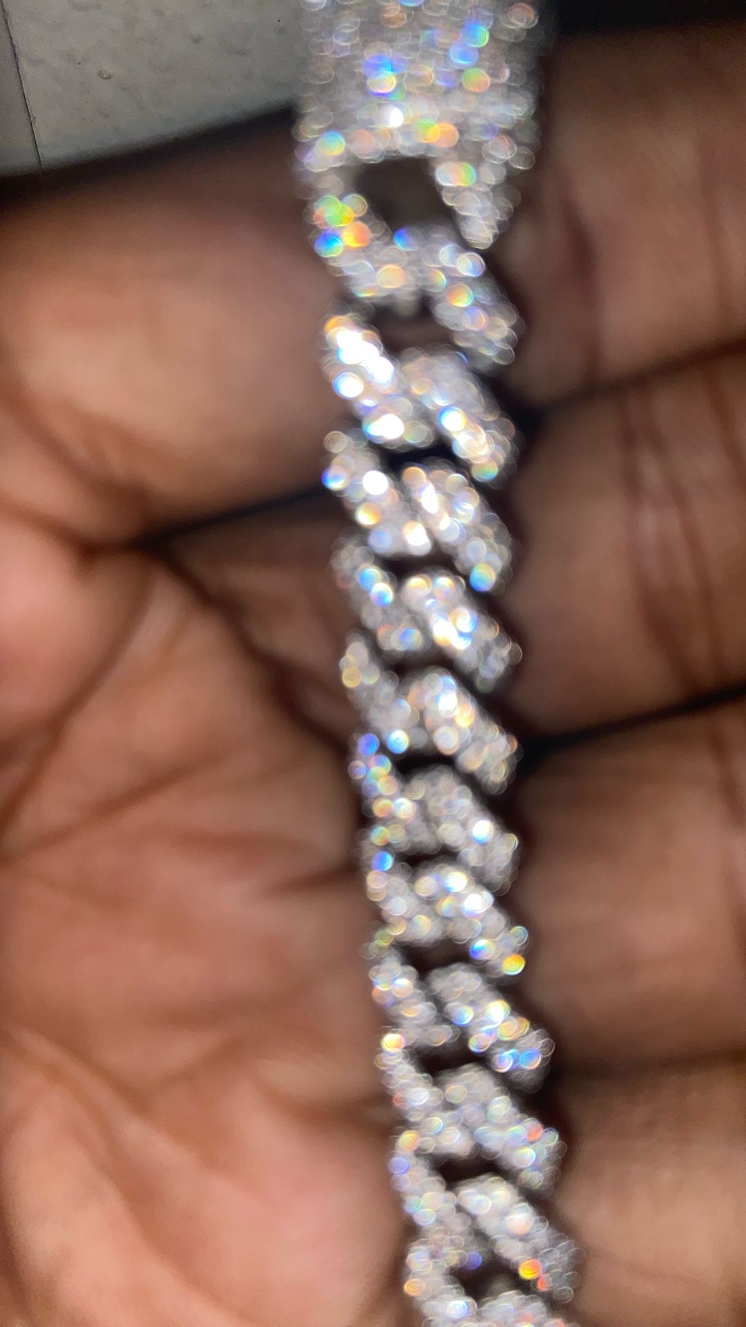 VVS1 MOISSANITE CUBAN BRACELET