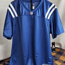Women's Blank Pro Line Indianapolis Colts Jersey Blue Size 4XL