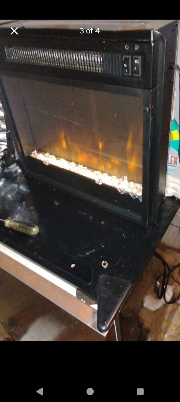 18 Inch Electric Fireplace 