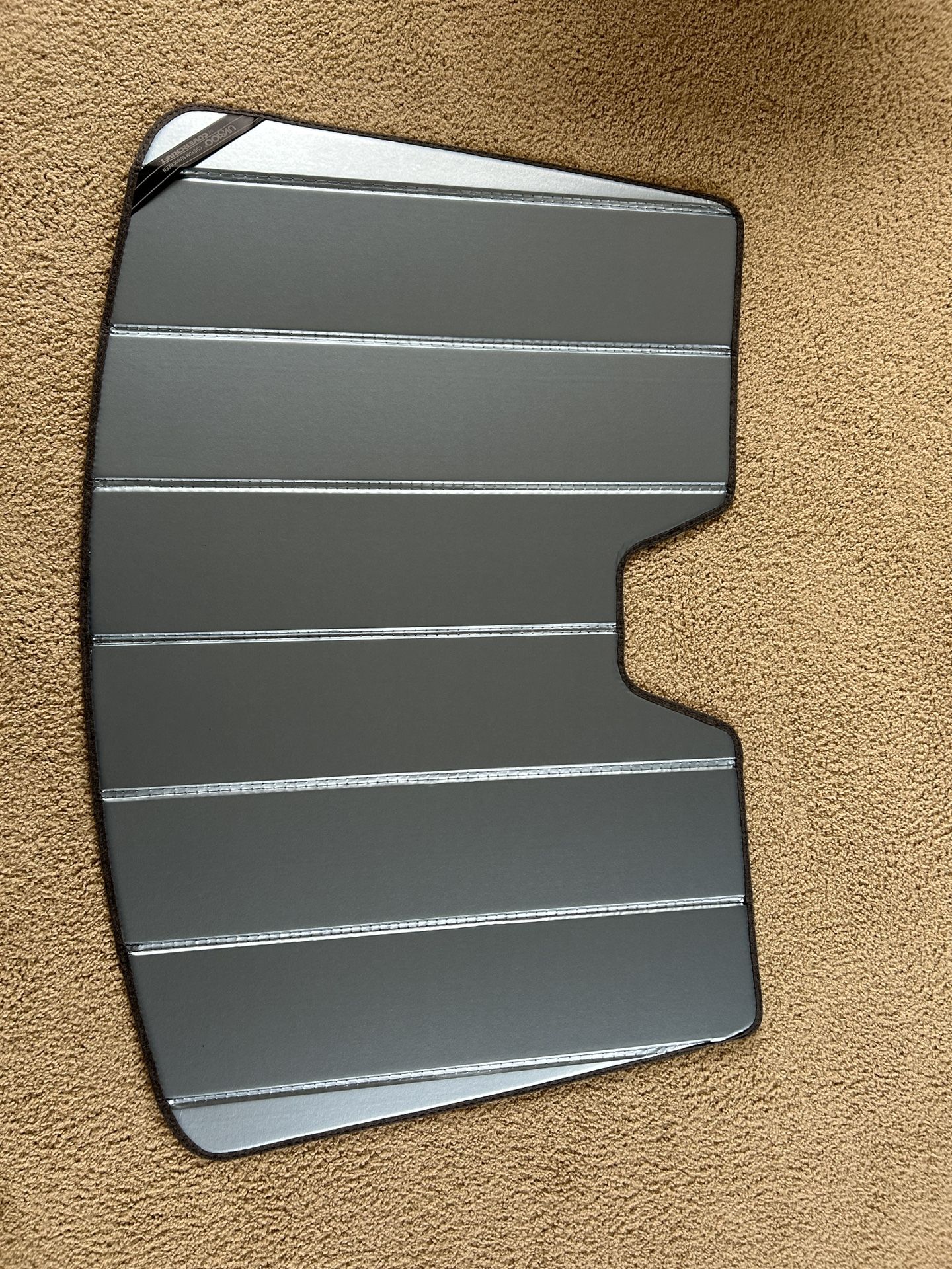 Tesla Model Y Sunshade Covercraft Blue Metallic