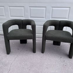 2 Modern Chairs