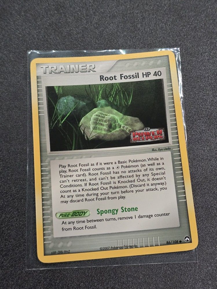 NM Root Fossil Legend Maker 80/92 Reverse Holo Stamped Pokemon Card