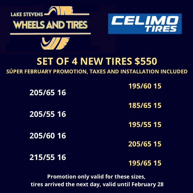 NEW AND USED TIRES ON LAKE STEVENS