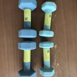 2X 10 lb and 2X 5lb dumbell Weights