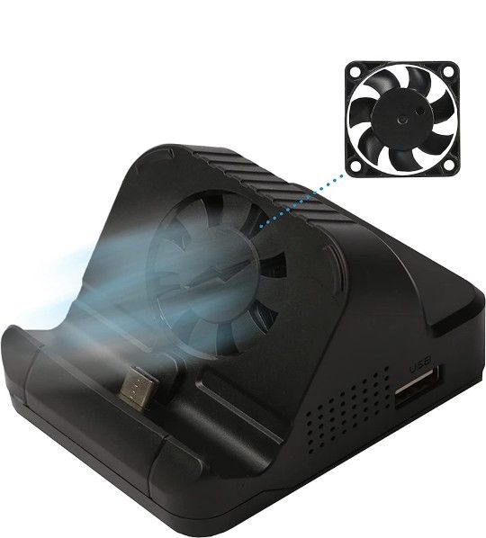Switch Charging Dock With Cooling Fan
