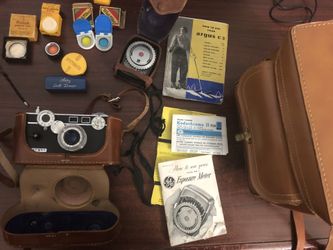 Vintage film camera lot