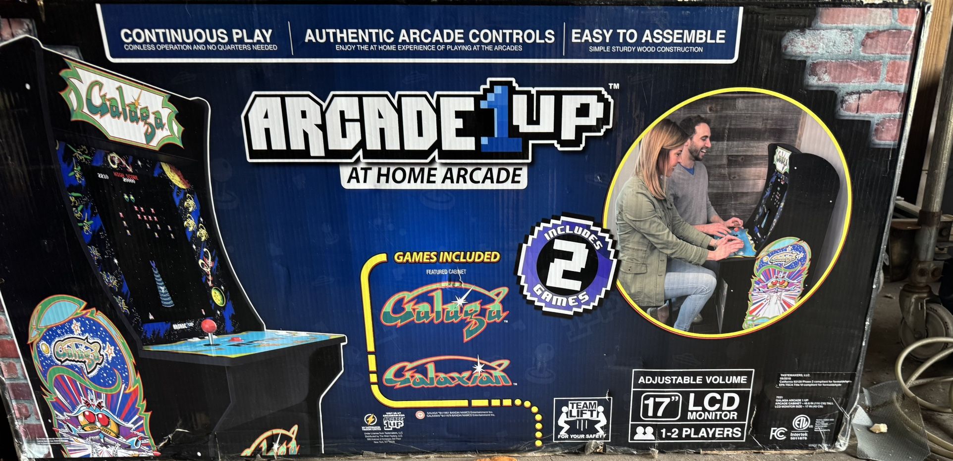 Arcade 1up Galaga Galaxian New in box