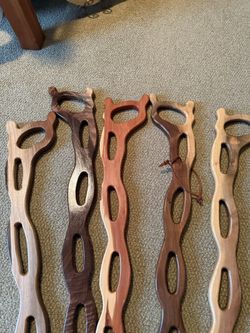 Handmade Wood Walking Sticks