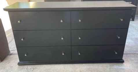 Large Black Dresser