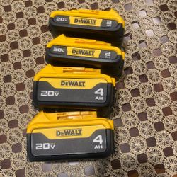 4 Battery.   For Sale. Open Box 