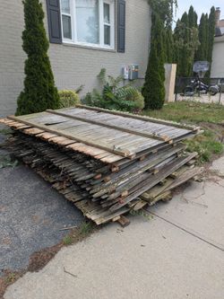 Free Old Fence Pieces