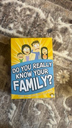 Do You Really Know Your Family? Card Game