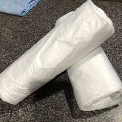 Trash Bags Large 47”.    33 Gallons  $5 Each Roll