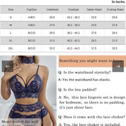 Avidlove Lace Teddy Bodysuit Lingerie Set with Garter Belts and Sexy Bra