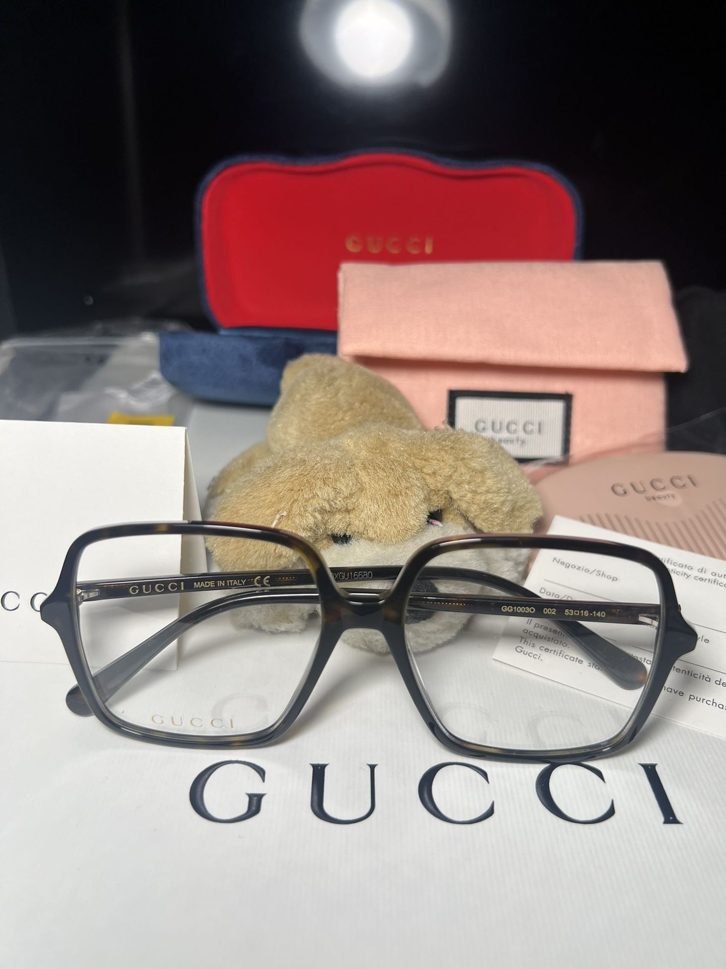 Gucci GG 10030 (002) transparent Glasses NEW