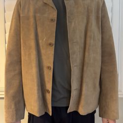 Banana Republic Men’s GENUINE Leather Jacket - Large
