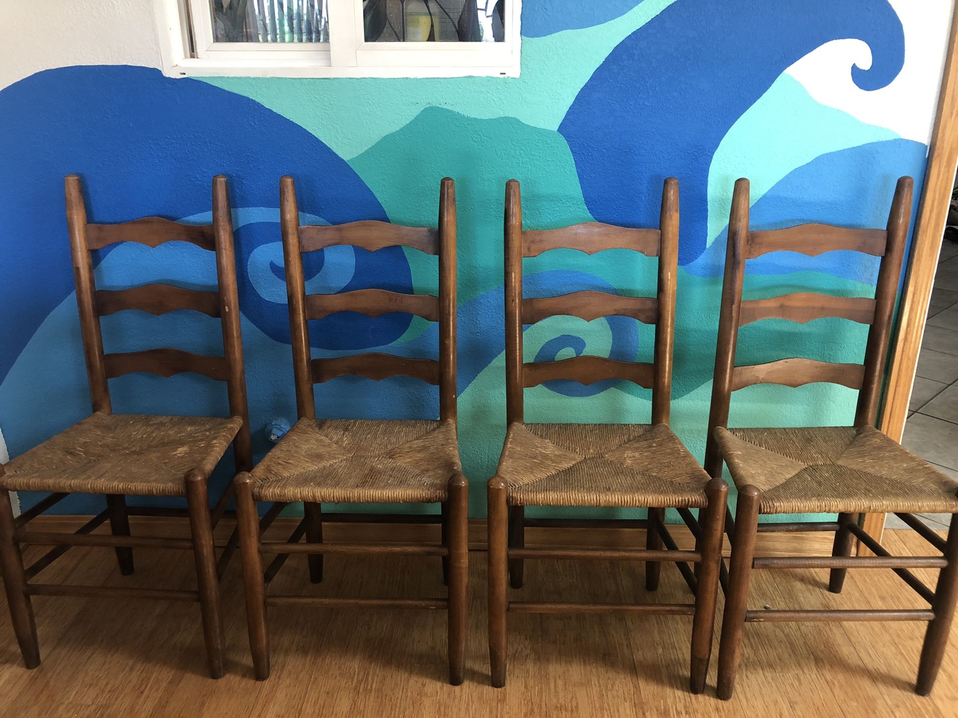 Antique Ladder Back Shaker Chairs