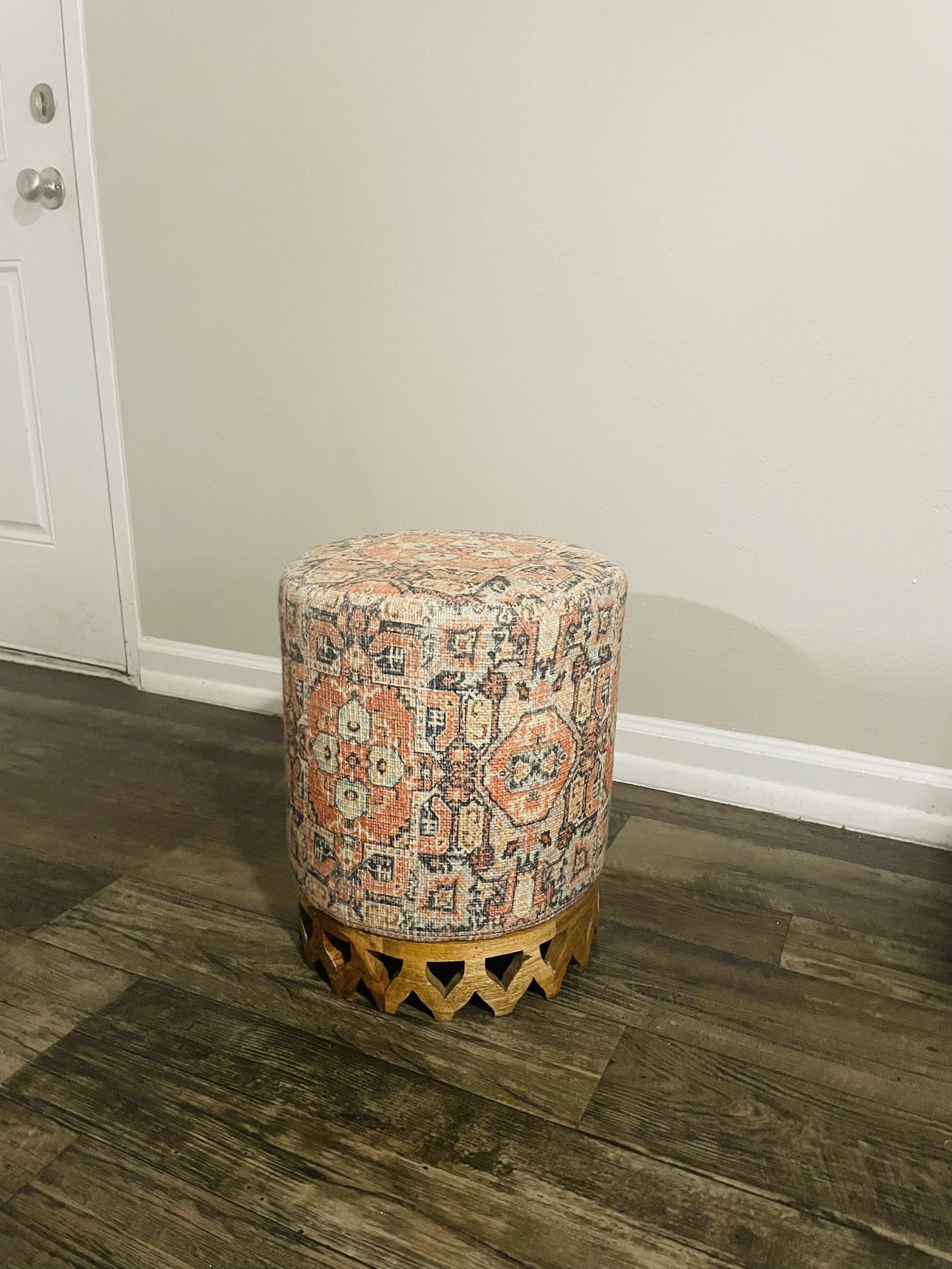 Boho Chic Wooden Stool