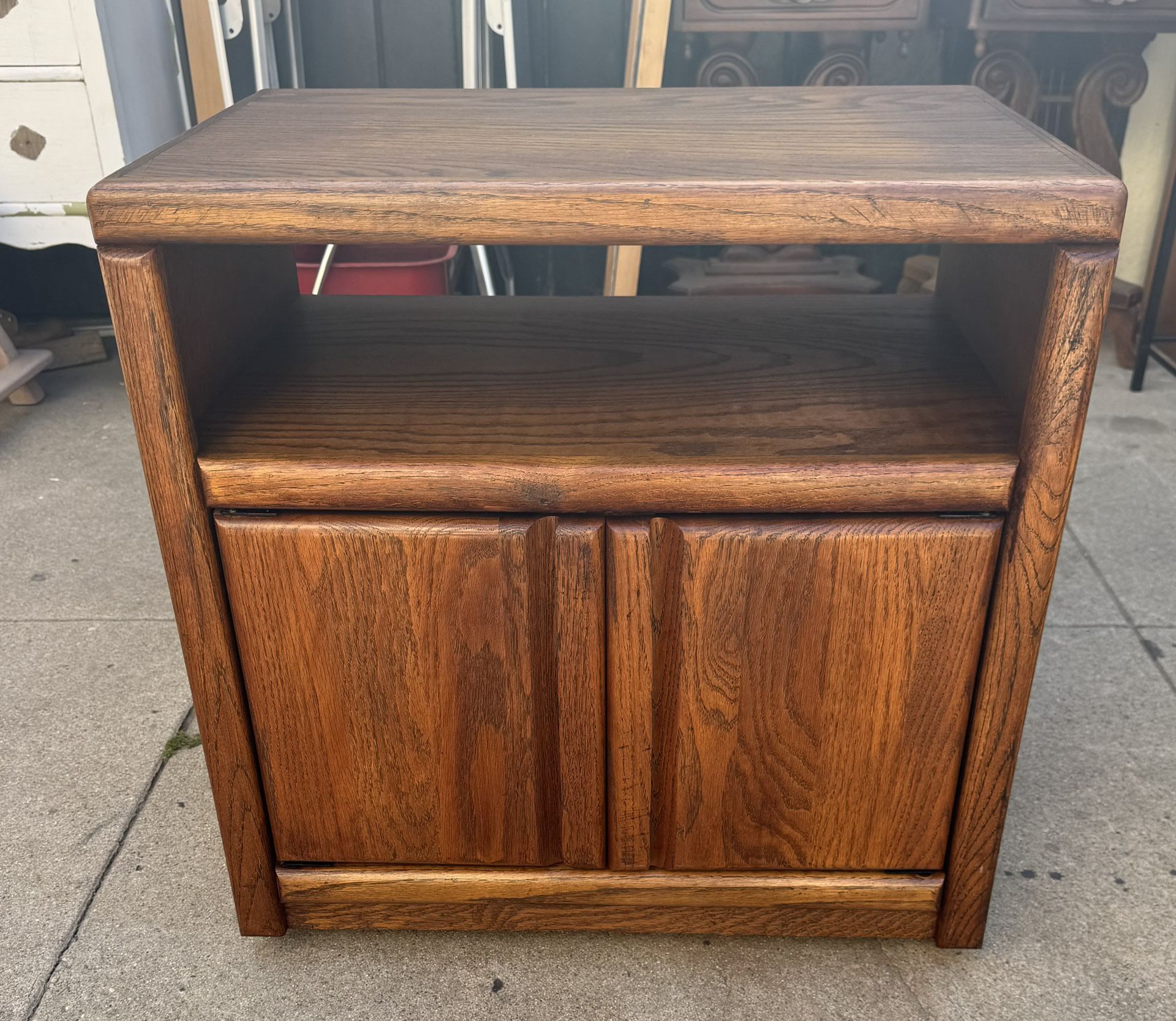Oak TV / Printer / Storage Cabinet - 25 ½x16x25