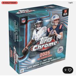 2025-26 Topps Chrome Football Mega Box