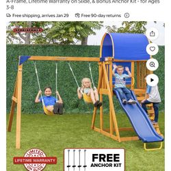 Playground Set And Seesaw Added 