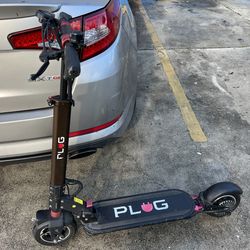 Plug electric scooter