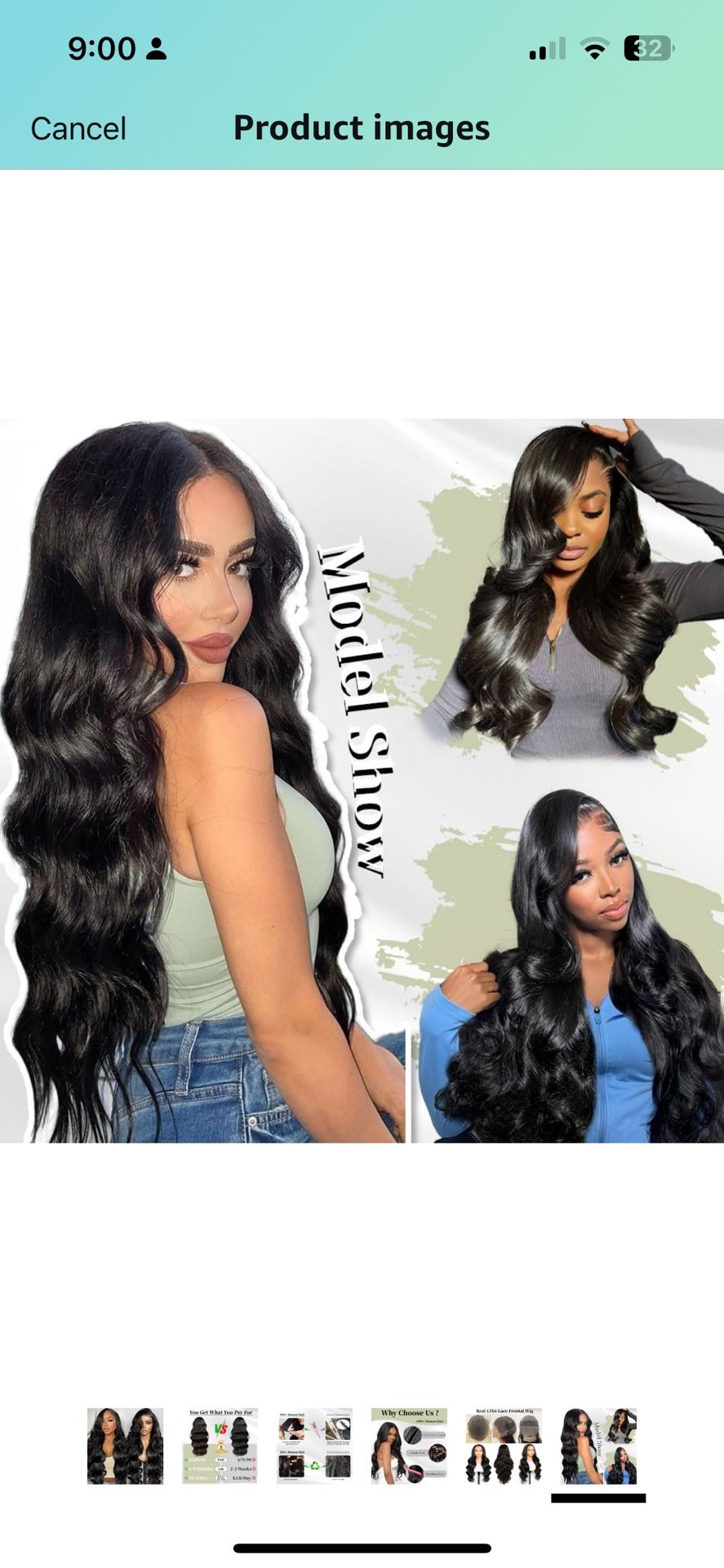 30 Inch Body Wave Lace Front Wig Human Hair 200% Density 13x6 HD Pre Plucked 