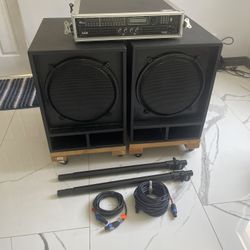 DJ Subwoofer Package (message for anything)