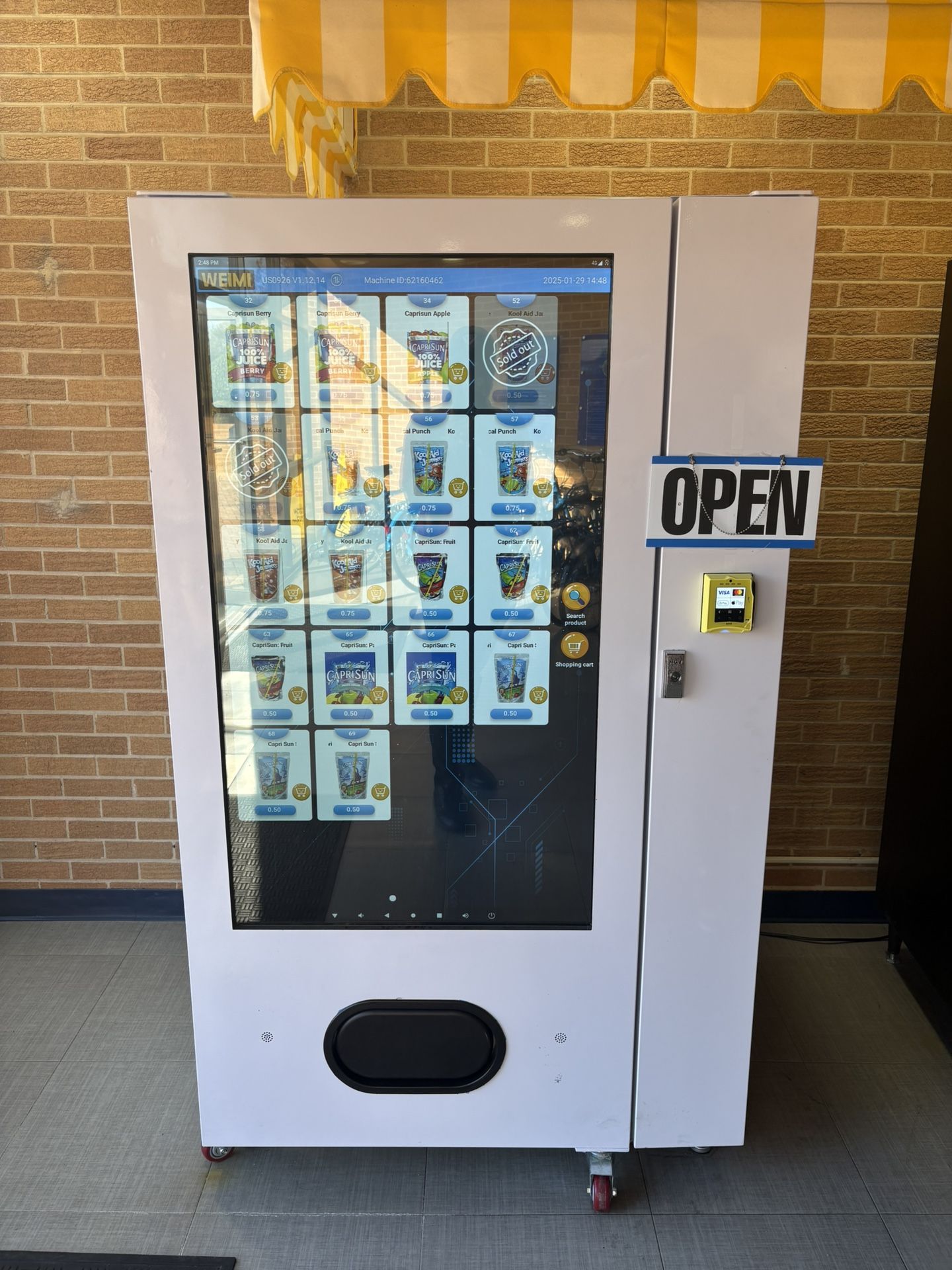 Smart Vending Machine (Touch Screen)