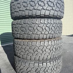 (4) 275/70R17 Toyo AT3 Tires