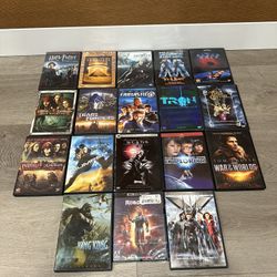 Lot of 21 DVD & Blu-ray Movies – Sci-Fi, Action, Fantasy, Adventure Collection